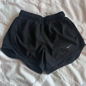 Black Nike athletic shorts